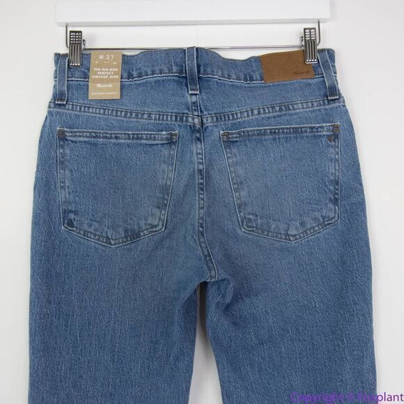 NEW Madewell The Mid-Rise Perfect Vintage‎ Jean in Enmore Wash, 27 - Picture 7 of 16
